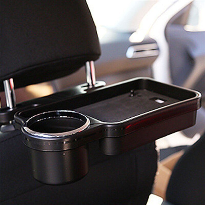 Car Food Cup Tray Flodable Holder Stand Mount Auto Seats Back Meal Tray