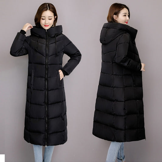 Women's Winter Coats Long Section Warm Down Basic Jacket