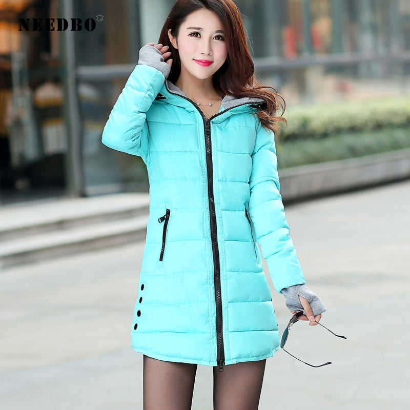 Long Winter Jacket Parka Pultra Light Coat Hooded Oversize Warm Puffer jacket for Women