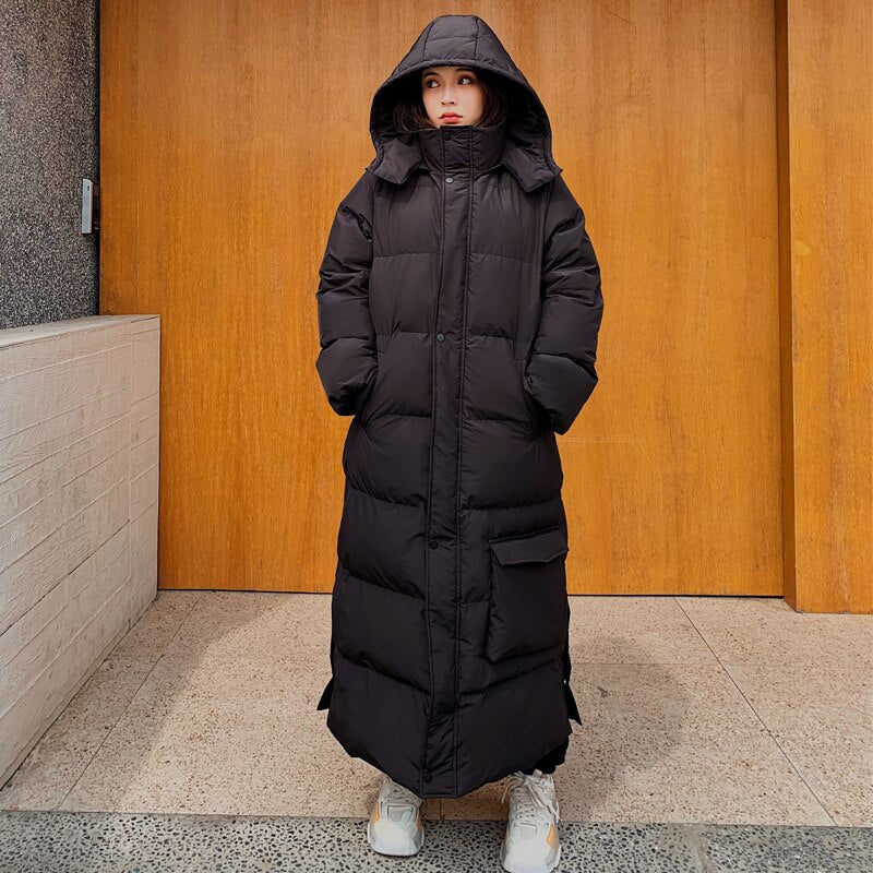 Oversized, Warm, Long Winter Jacket for Women