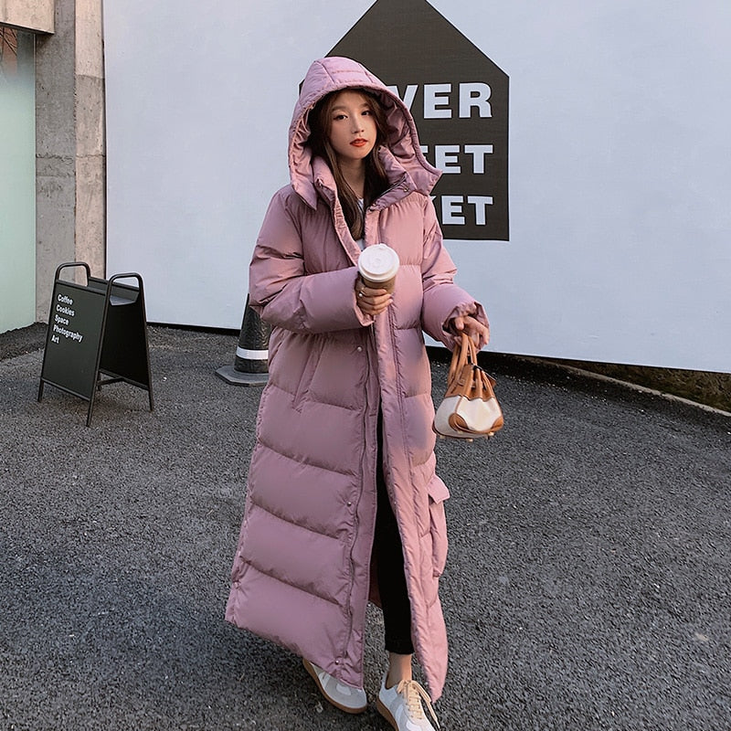 Oversized, Warm, Long Winter Jacket for Women