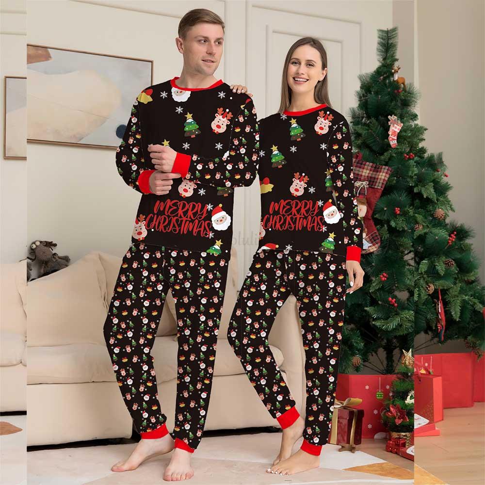 Family Matching Christmas Pajamas Sets for  Mother, Daughter, Father, Kids