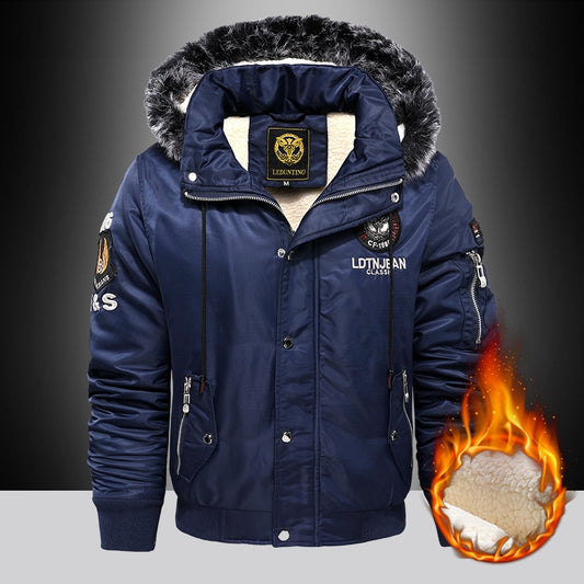 Thick Fashion Parka Coat Oversize Thick Warm Winter Jacket for Men