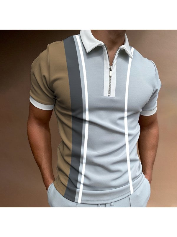 2022 New Summer Men's Short Sleeve Polo Shirt for Men