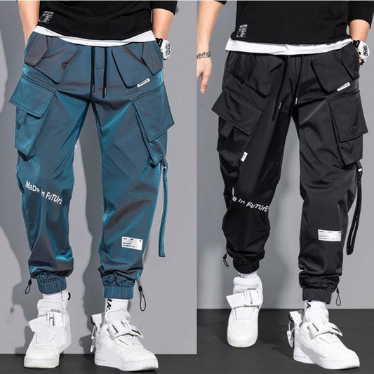 Men's Cargo Pants Fashion Hip Hop Multi-pocket Trendy Trousers Streetwear Joggers