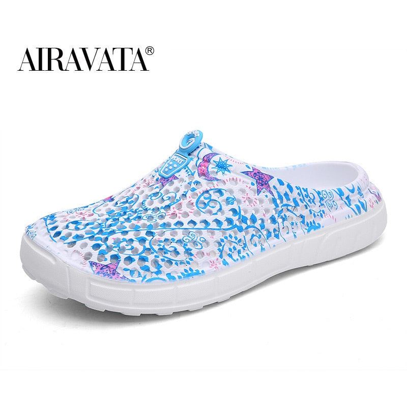 Fashion Ladies Beach Breathable Mesh Slippers Slippery Clogs Shoes