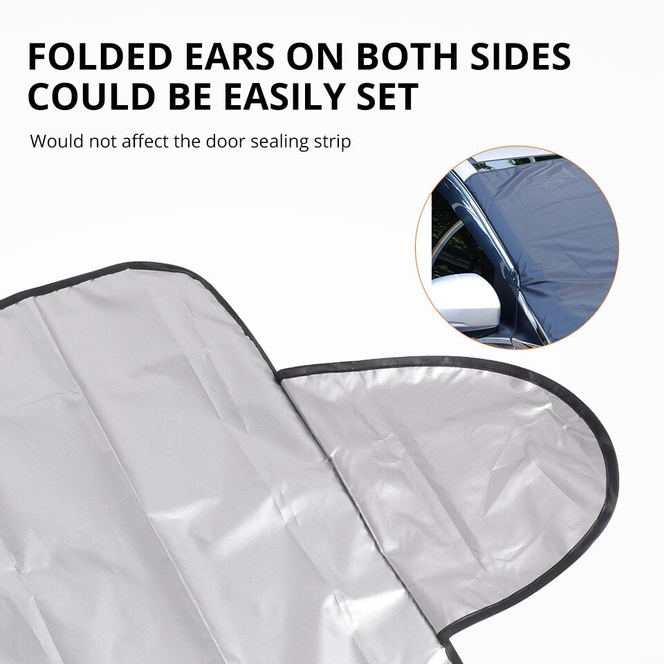 Car Sunshade Cover for Snow,  Ice  and  Windshield