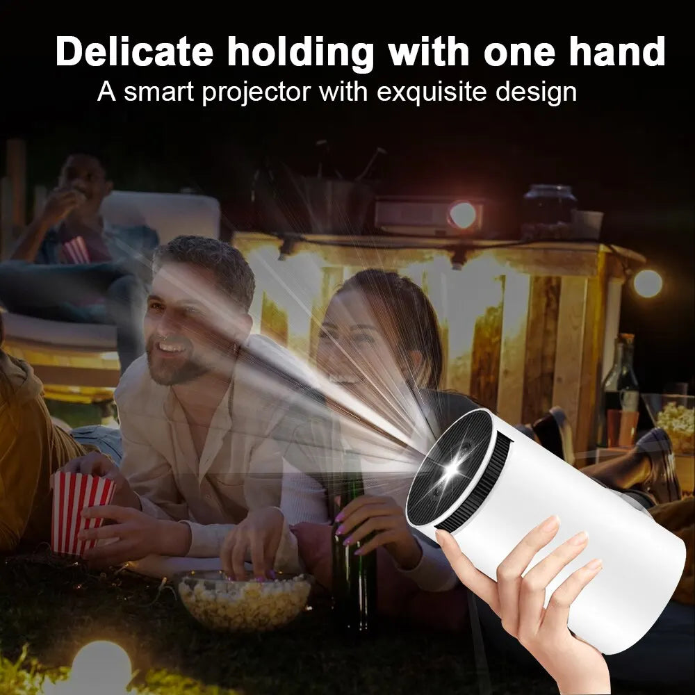 Home Cinema Outdoor Projector Hy300 4K Android 11 Dual Wifi