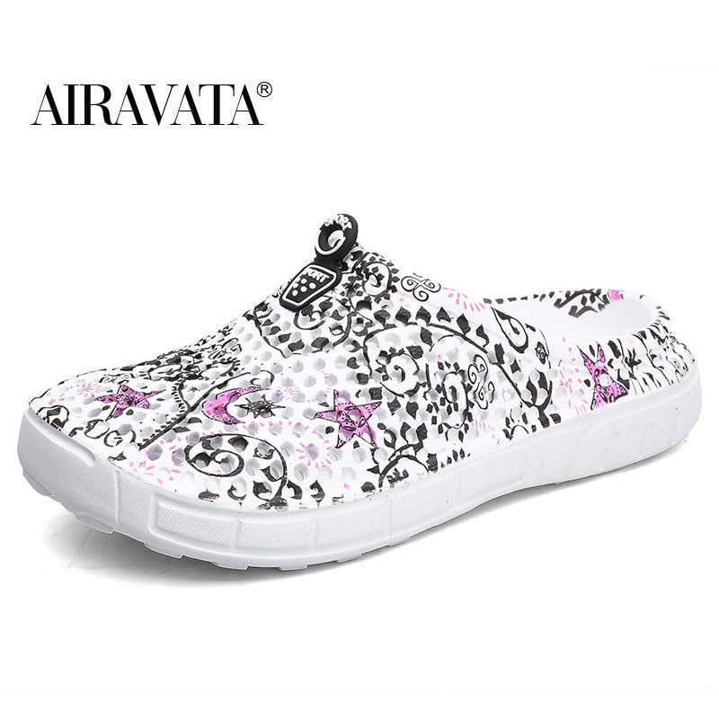 Fashion Ladies Beach Breathable Mesh Slippers Slippery Clogs Shoes