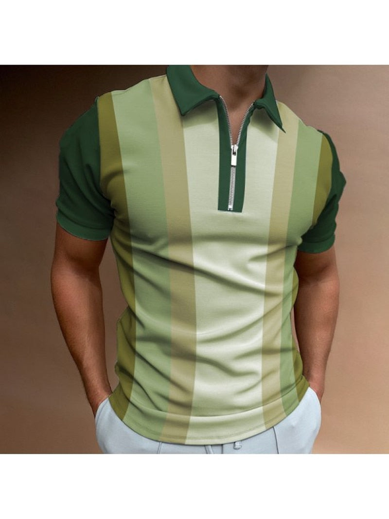 2022 New Summer Men's Short Sleeve Polo Shirt for Men