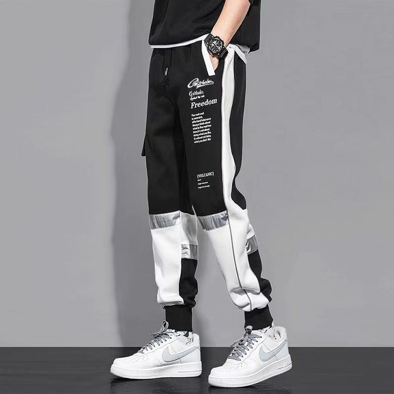 Classic Streetwear Casual Harem Jogging Multi-Pockets Pants