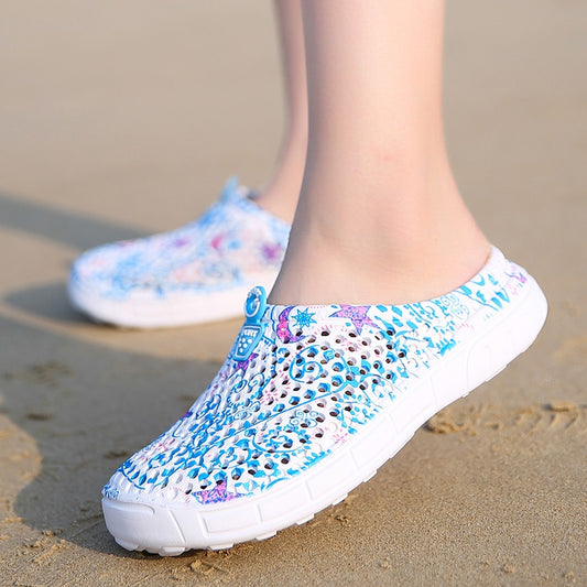 Fashion Ladies Beach Breathable Mesh Slippers Slippery Clogs Shoes