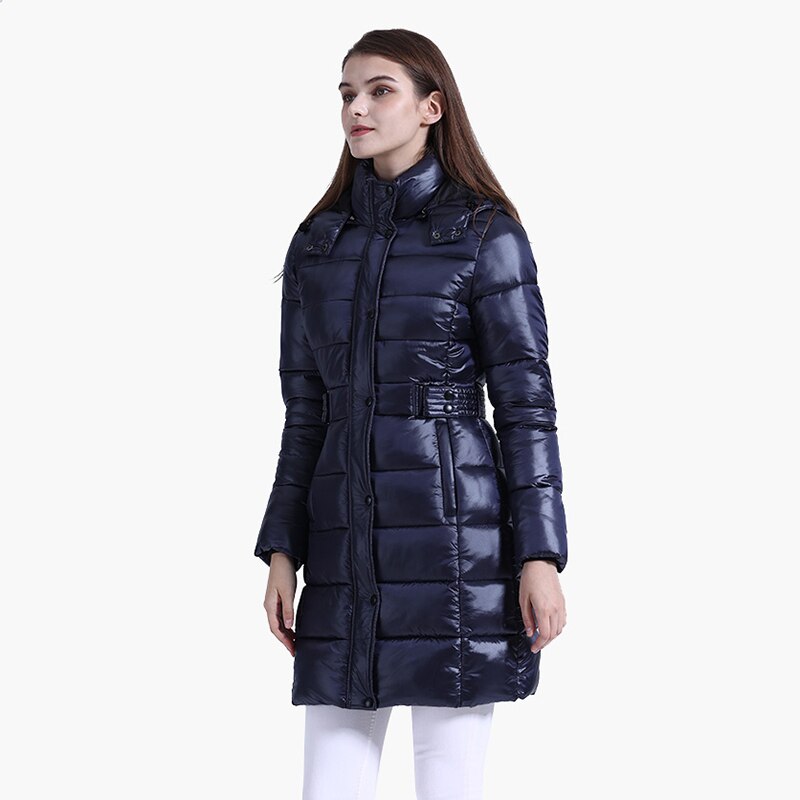 Winter Long Parkas Hooded Thick Windproof Warm Puffer Jackets For Women