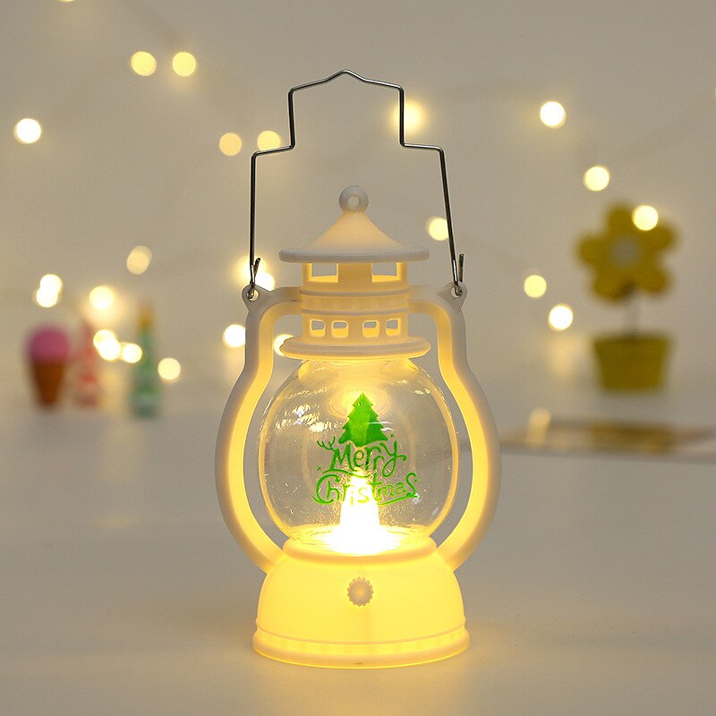 Christmas LED Wind Lights Lantern Lamp for Christmas and New Year Home Decor and Gifts