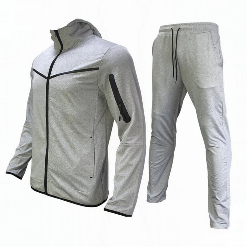 Men's Tracksuits 2 Piece Set Sports Suit Jogging  New Brand Designer Style Tech Sweatpants