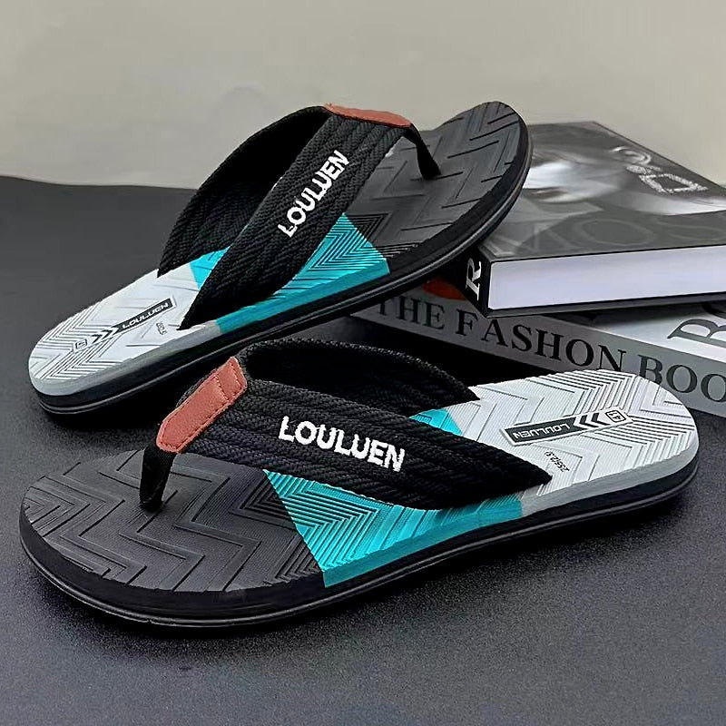 High Quality Brand Men Flip Flops Summer Beach Flip Flops Men Fashion Breathable Casual Men Beach Slippers