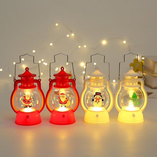 Christmas LED Wind Lights Lantern Lamp for Christmas and New Year Home Decor and Gifts