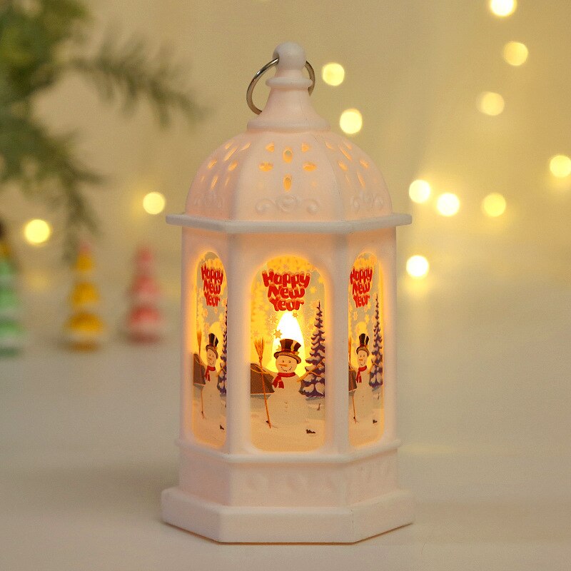 Christmas LED Wind Lights Lantern Lamp for Christmas and New Year Home Decor and Gifts