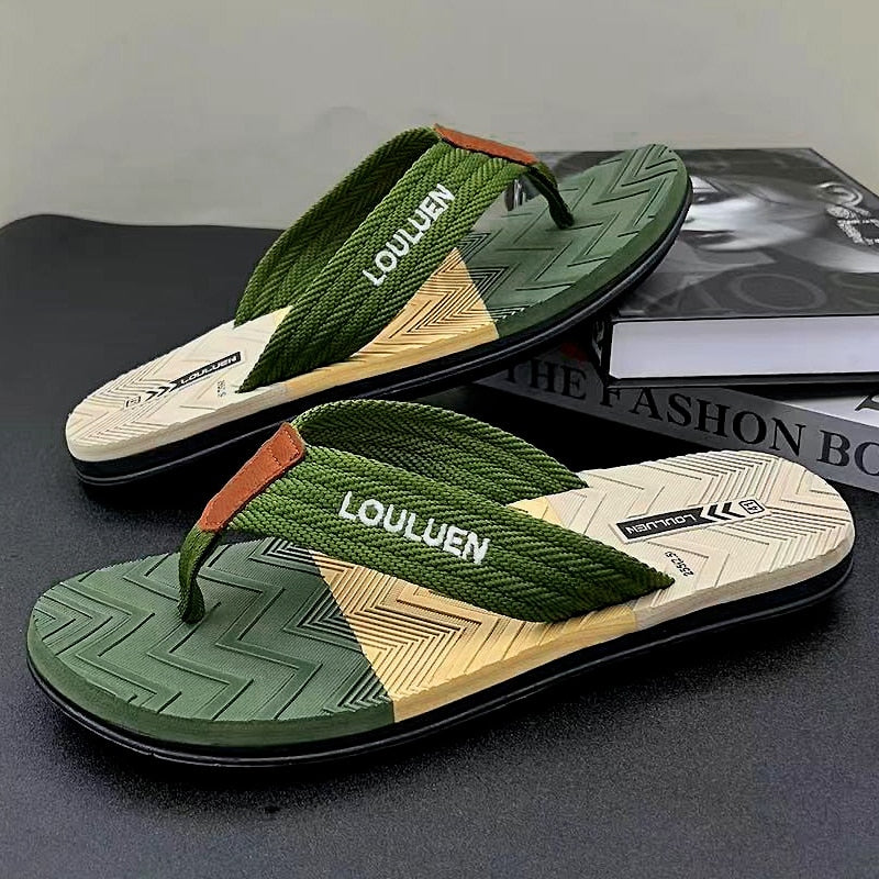 High Quality Brand Men Flip Flops Summer Beach Flip Flops Men Fashion Breathable Casual Men Beach Slippers