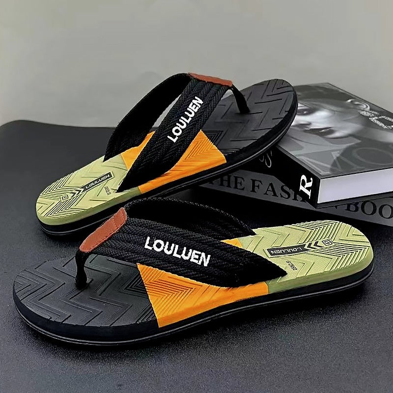 High Quality Brand Men Flip Flops Summer Beach Flip Flops Men Fashion Breathable Casual Men Beach Slippers