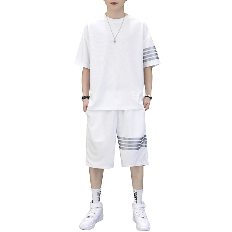 Men's Designer T-Shirts Korea Fashion Shorts Tracksuits