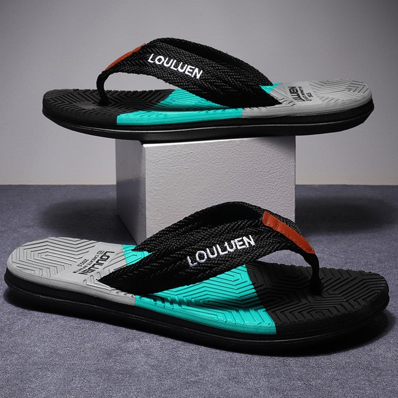 High Quality Brand Men Flip Flops Summer Beach Flip Flops Men Fashion Breathable Casual Men Beach Slippers