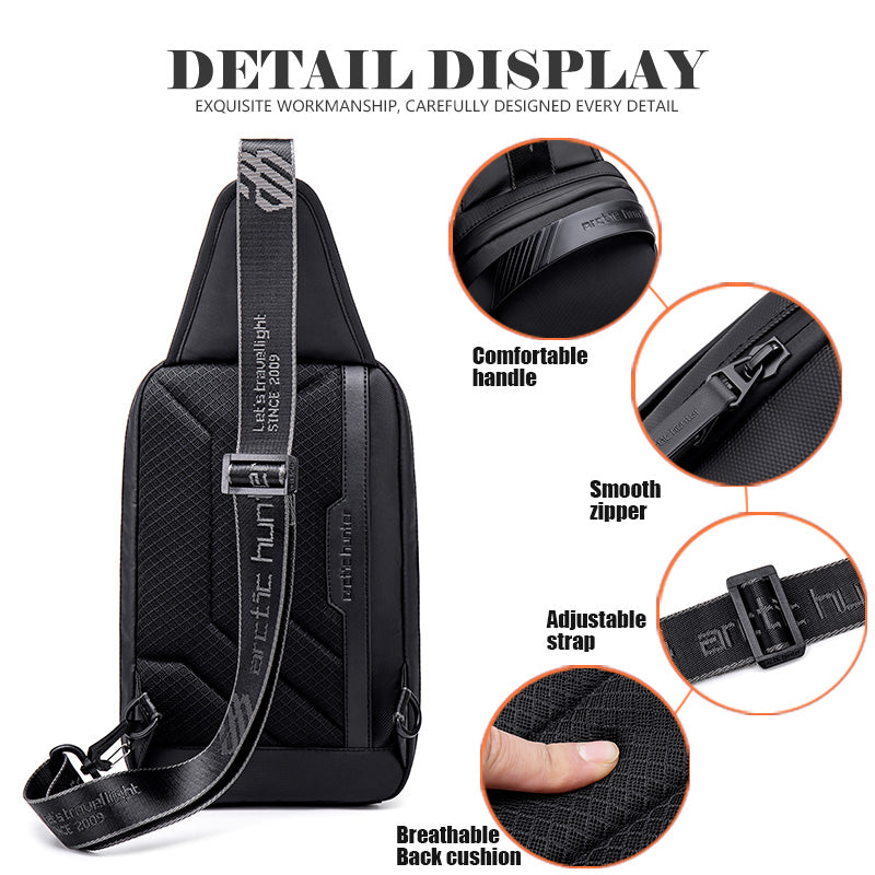 New Men's Chest Bag Creative Storage Single Shoulder Messenger