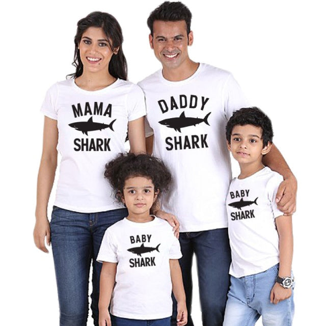 Family Matching Outfits for Father, Mother, Son and Daughter.