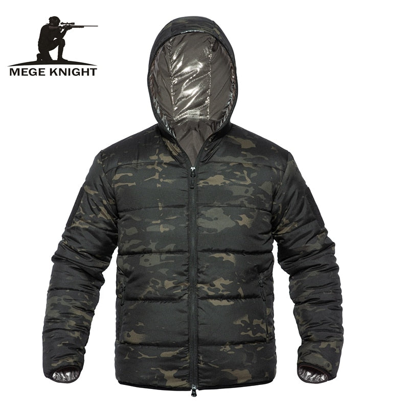 Winter Parka Military Camouflage Jacket Thermal Hooded Clothing for Men