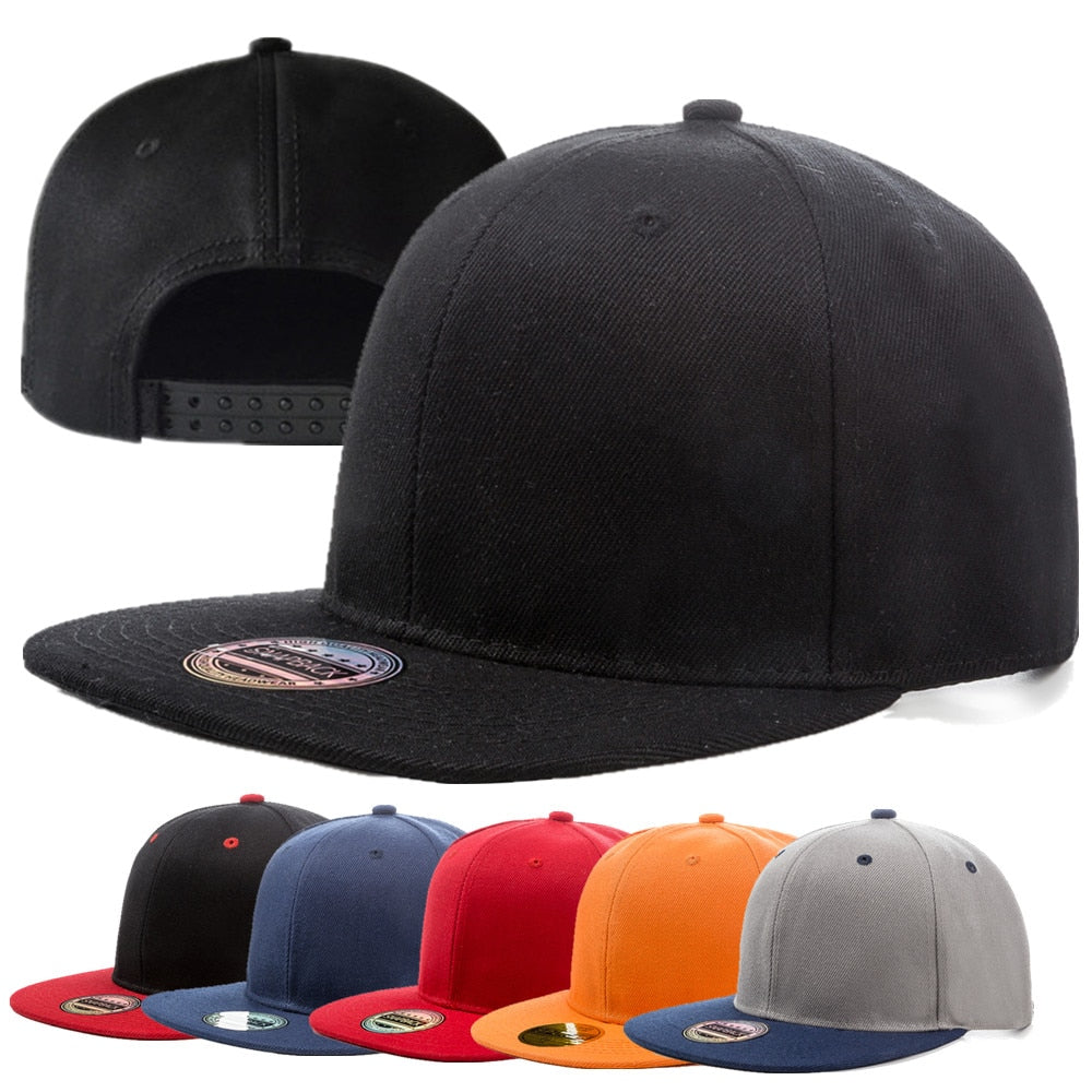 Plain Snapback Hat.