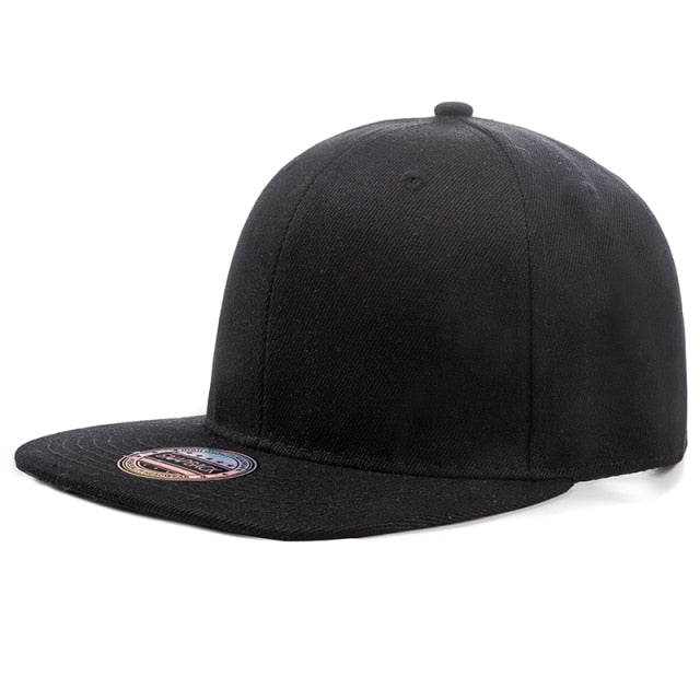 Plain Snapback Hat.