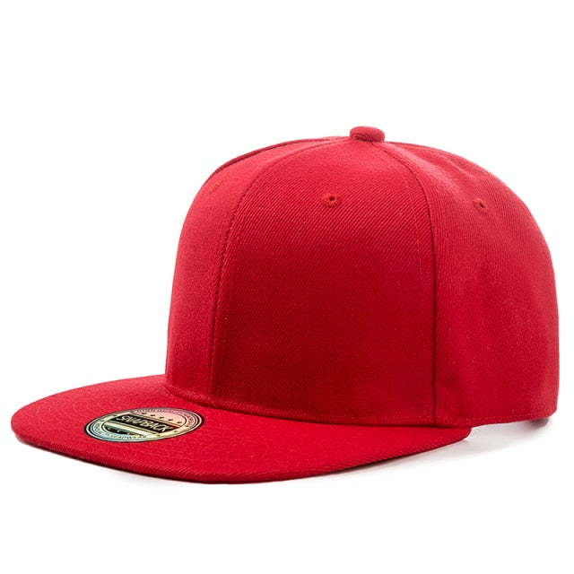 Plain Snapback Hat.