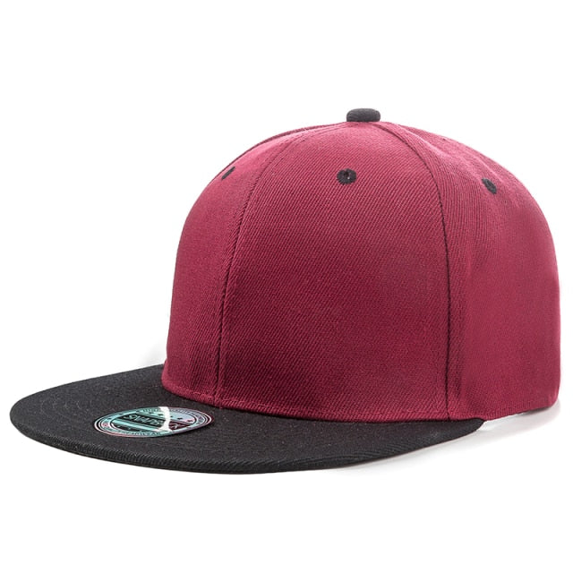 Plain Snapback Hat.