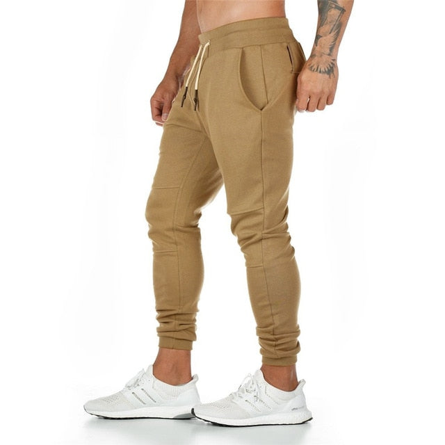 Men's Breathable double zip Casual Sweatpants Jogger.