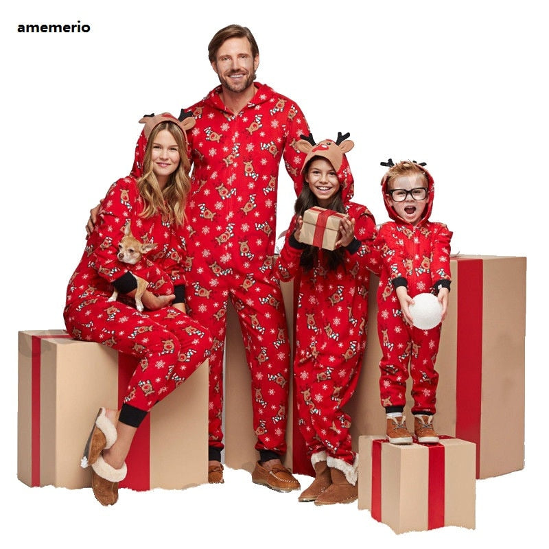 Christmas Matching Family Outfits 2020 Father Son Romper Baby Mother Daughter Clothes Family Looking Jumpsuit Pajamas