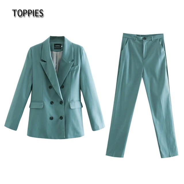 Women Blazer and Pant- Two pieces Set.