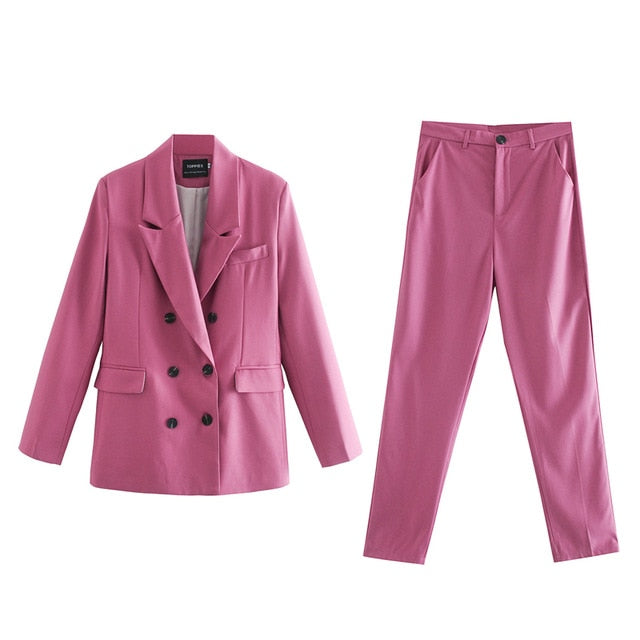 Women Blazer and Pant- Two pieces Set.