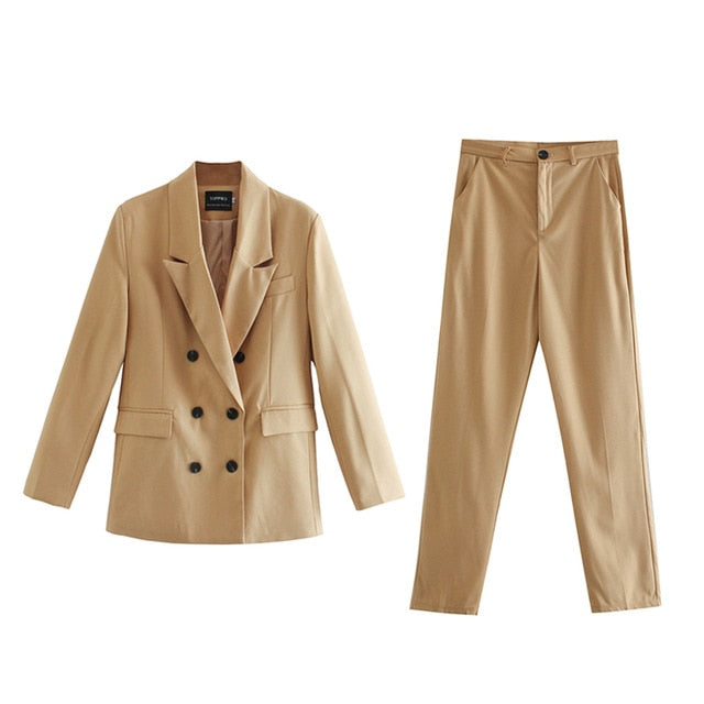 Women Blazer and Pant- Two pieces Set.