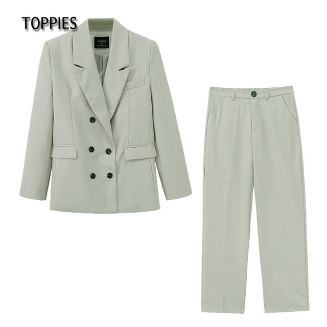 Women Blazer and Pant- Two pieces Set.