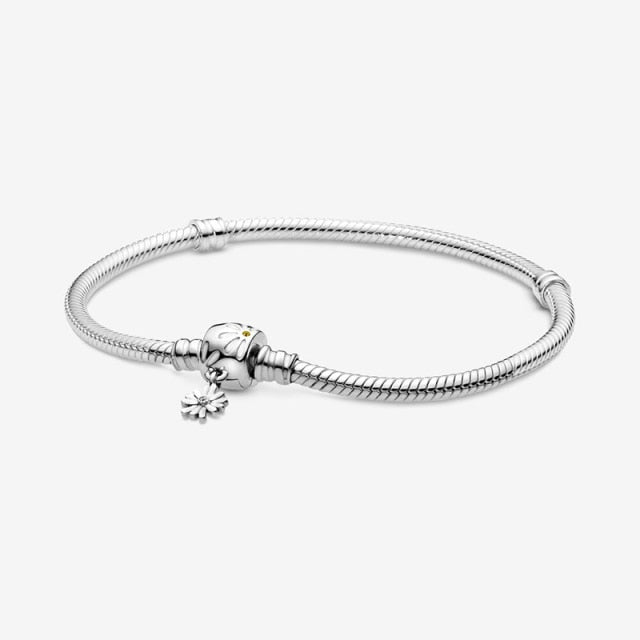 Cuff Chain Silver Bracelet for Women.