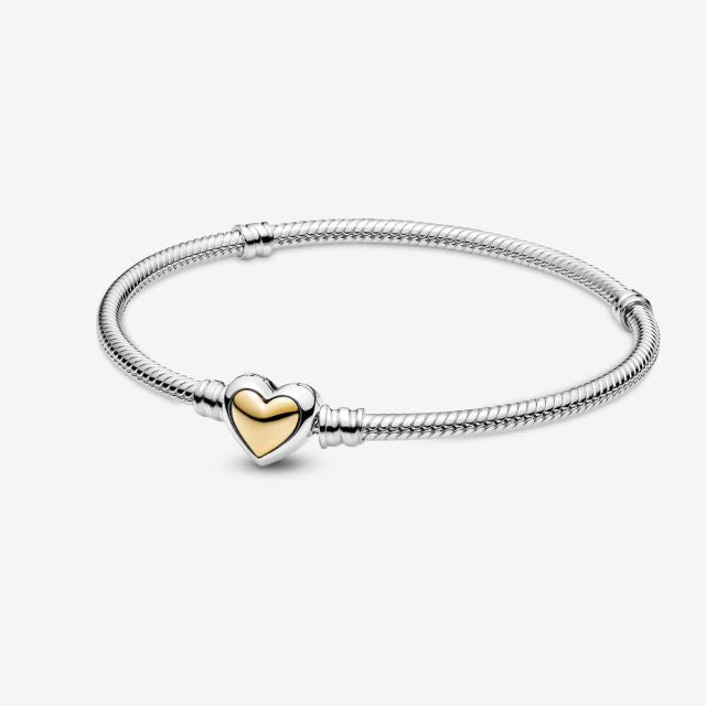 Cuff Chain Silver Bracelet for Women.