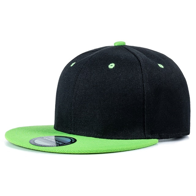 Plain Snapback Hat.