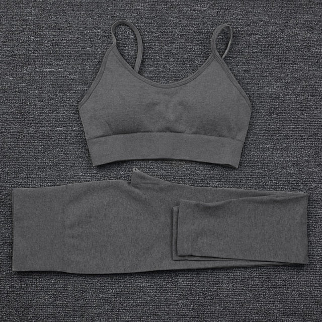 Seamless Women Yoga Set Gym Fitness Sportswear