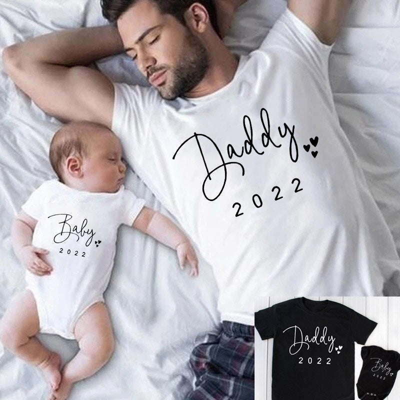 Baby - Daddy Family Matching Fashion T-Shirt.