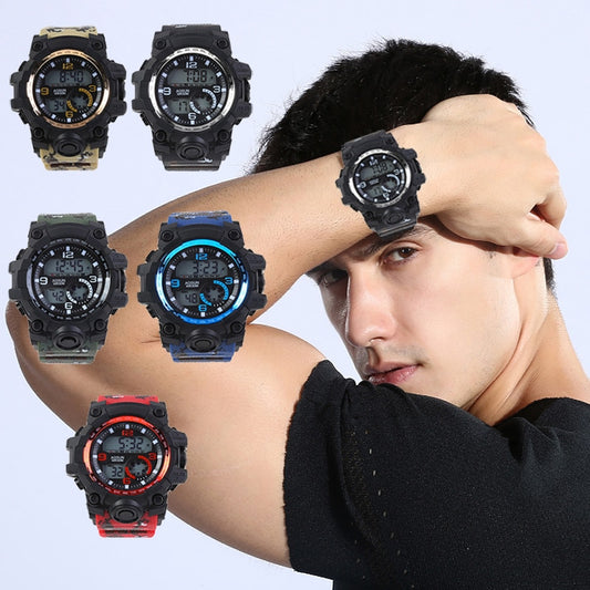 Outdoor 30M Waterproof Sports Men Watch Couple Fashion Popular Men&#39;s Multi-Functional LED Electronic Watchs For G Style Shock