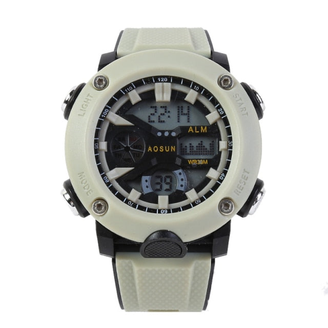 Outdoor 30M Waterproof Sports Men Watch Couple Fashion Popular Men&#39;s Multi-Functional LED Electronic Watchs For G Style Shock