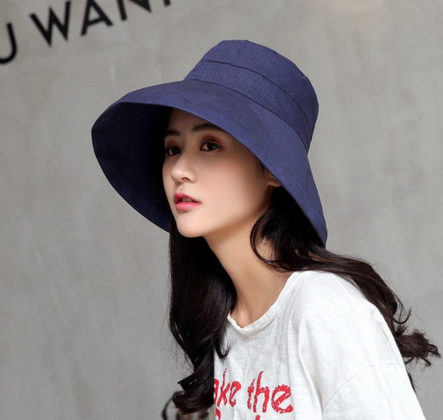 Double-Sided Bucket Fashion Hats for Women.