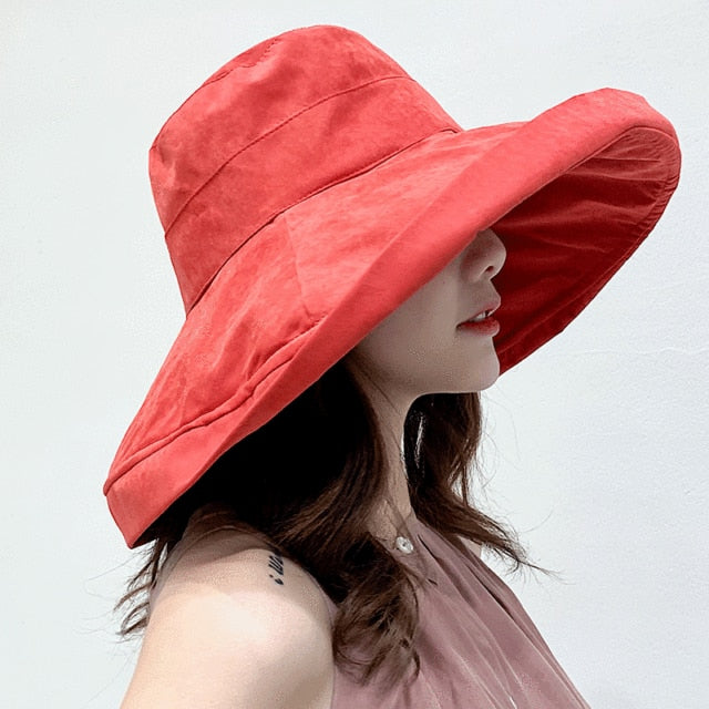 Double-Sided Bucket Fashion Hats for Women.