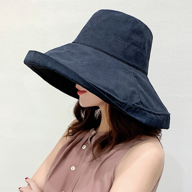 Double-Sided Bucket Fashion Hats for Women.