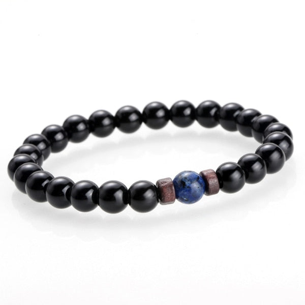 Moonstone Bead Bracelet for Men.